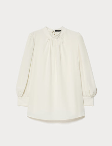 Silk crepe de chine blouse