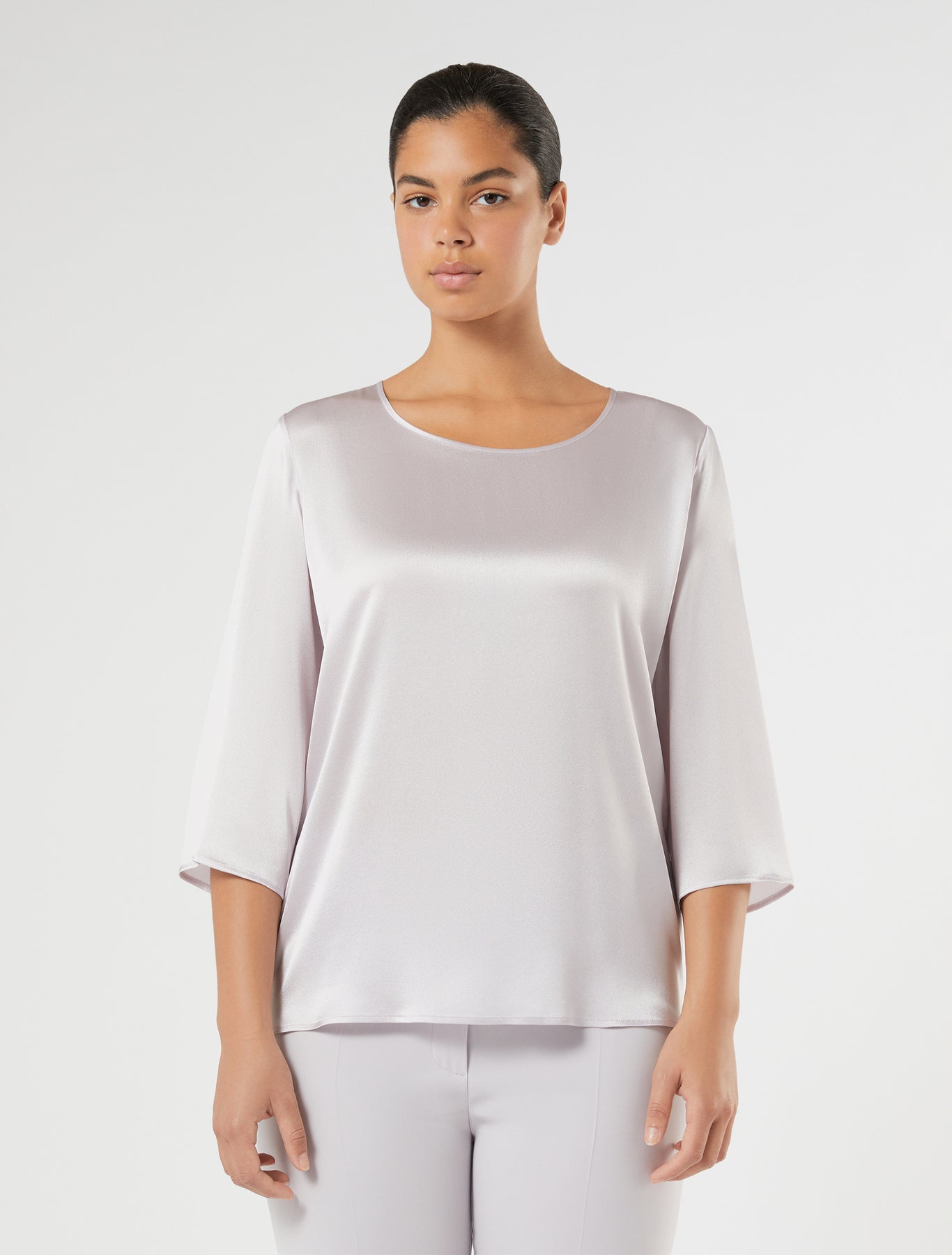 Lightweight satin blouse