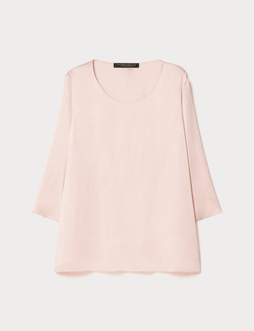 Lightweight satin blouse