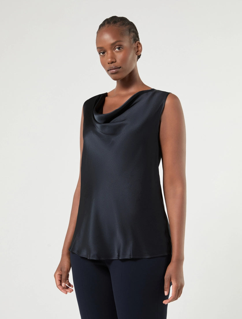 marina rinaldi satin top for woman