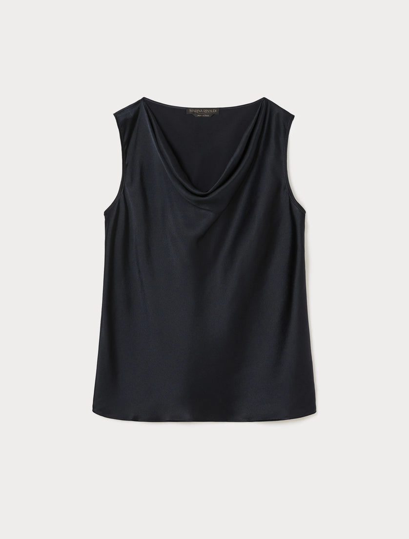 marina rinaldi satin top for woman