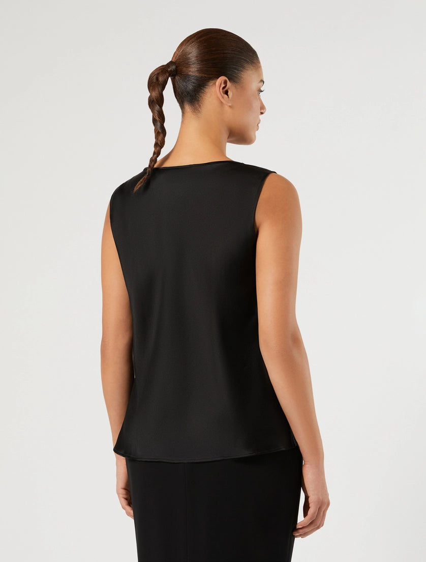 marina rinaldi satin top for woman