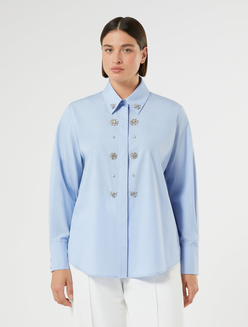 Organic cotton poplin shirt