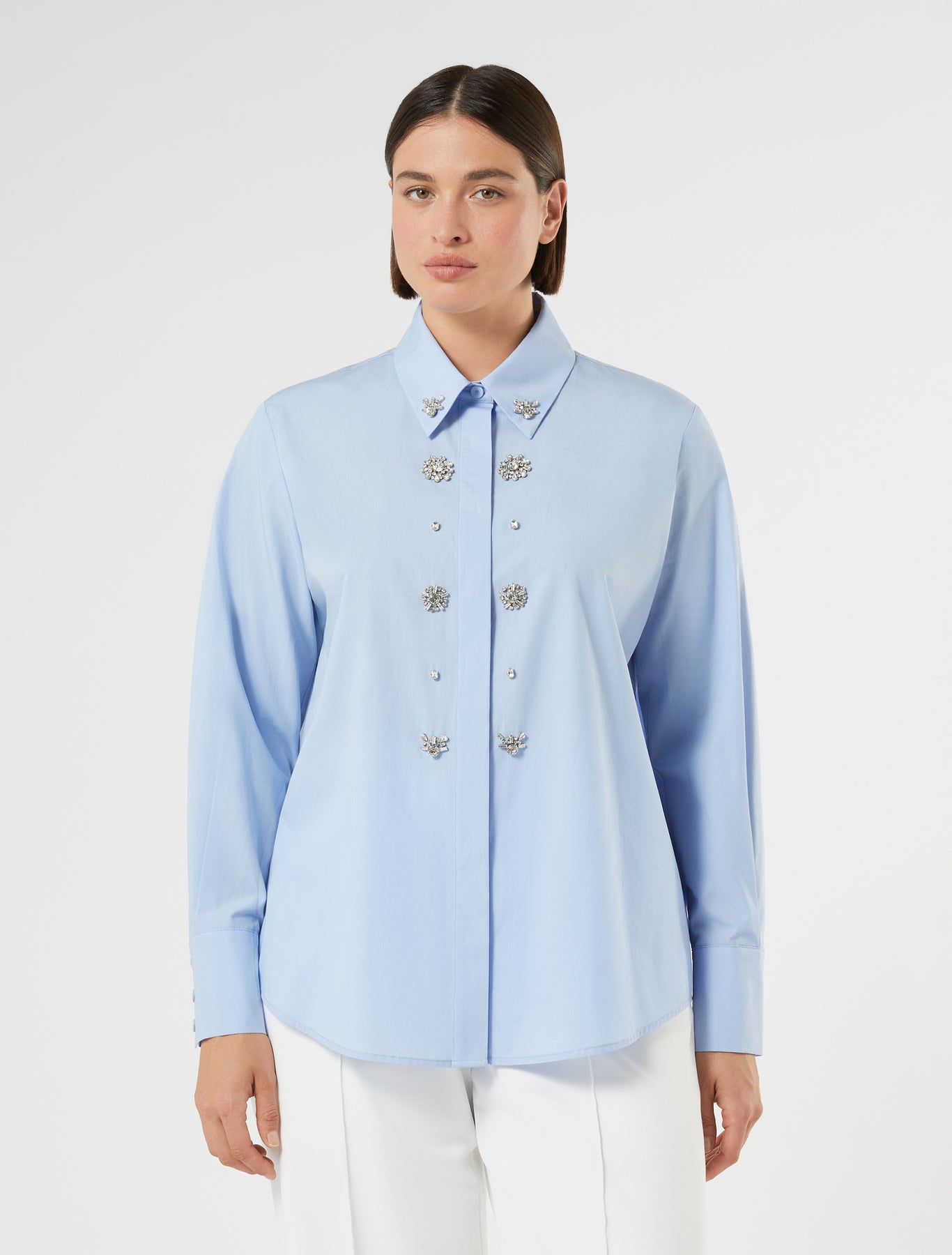 Organic cotton poplin shirt