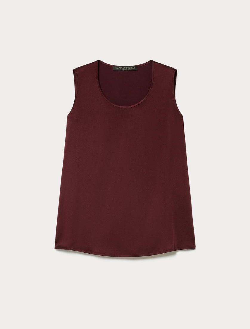 Crepe envers satin top