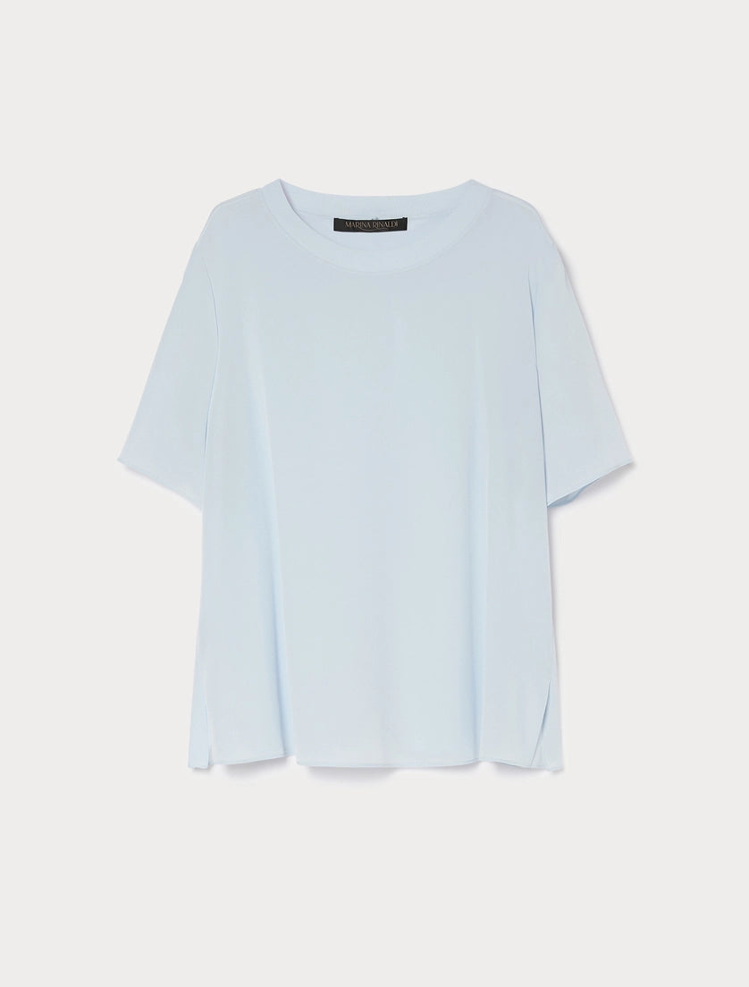 marina rinaldi silk crêpe de chine blouse for woman