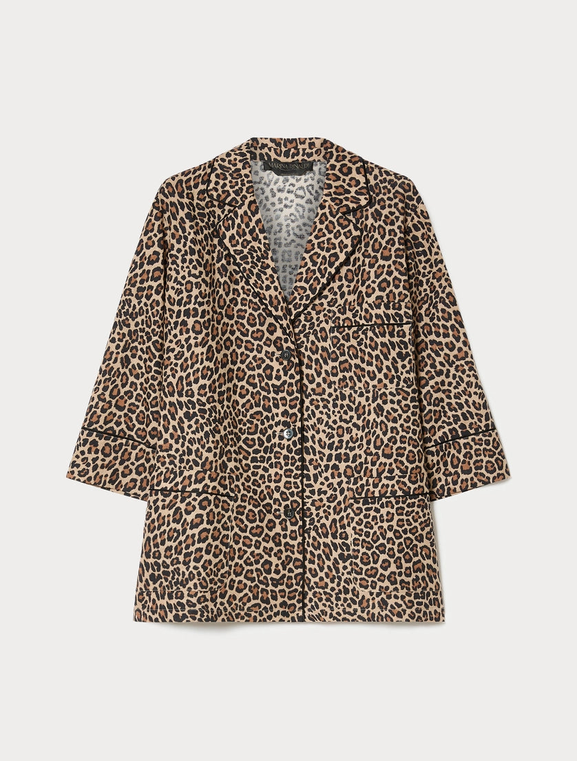 marina rinaldi linen and cotton canvas shirt for woman