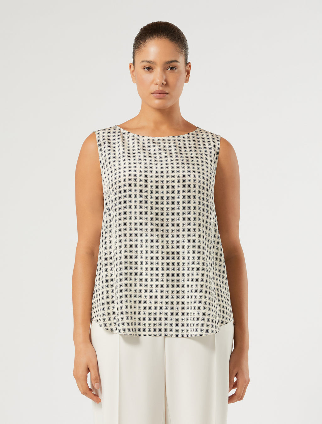 Silk crepe de chine blouse