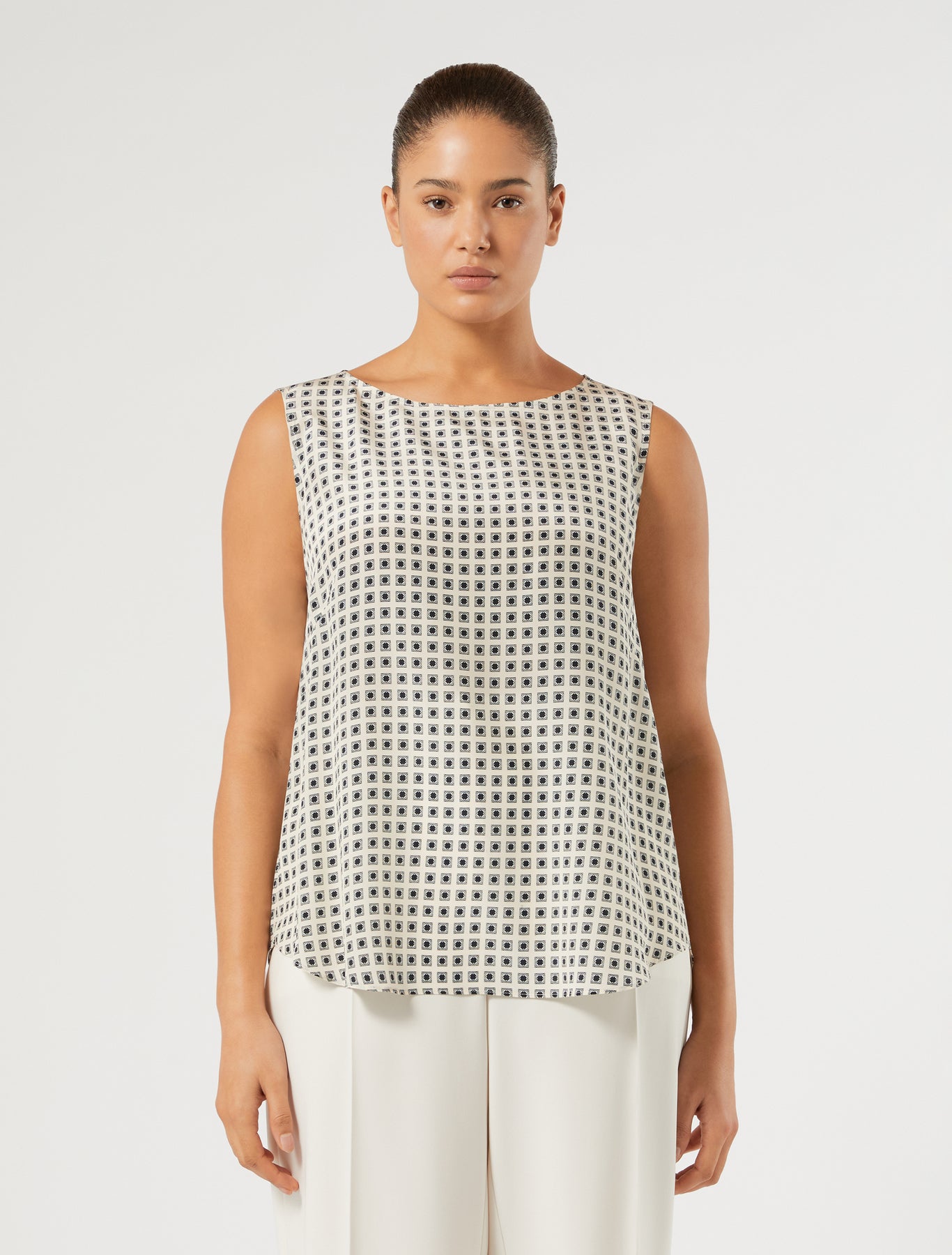 Silk crepe de chine blouse