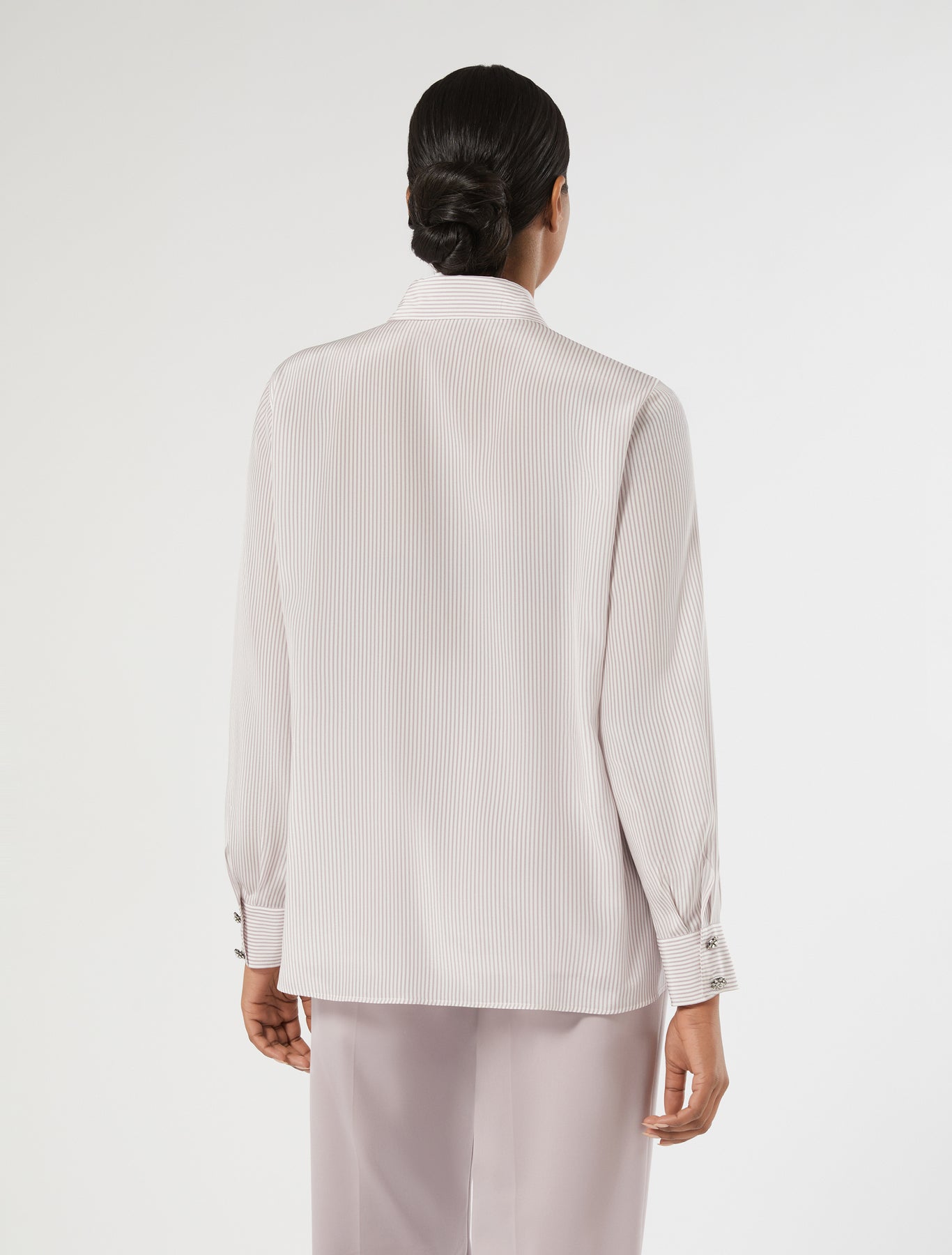 marina rinaldi silk crêpe de chine shirt for woman