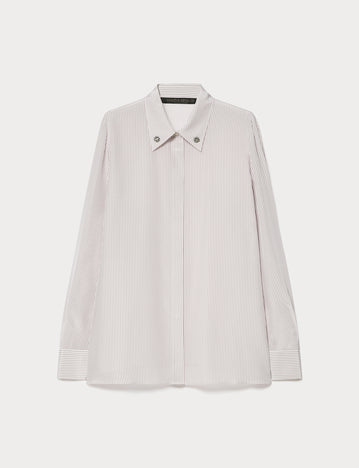marina rinaldi silk crêpe de chine shirt for woman