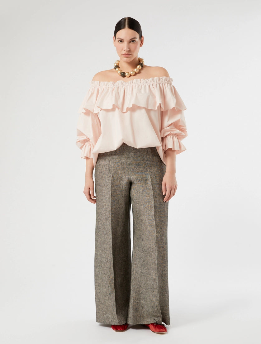 marina rinaldi cotton poplin shirt for woman