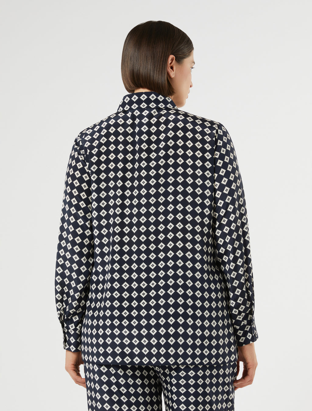 Silk crepe de chine shirt