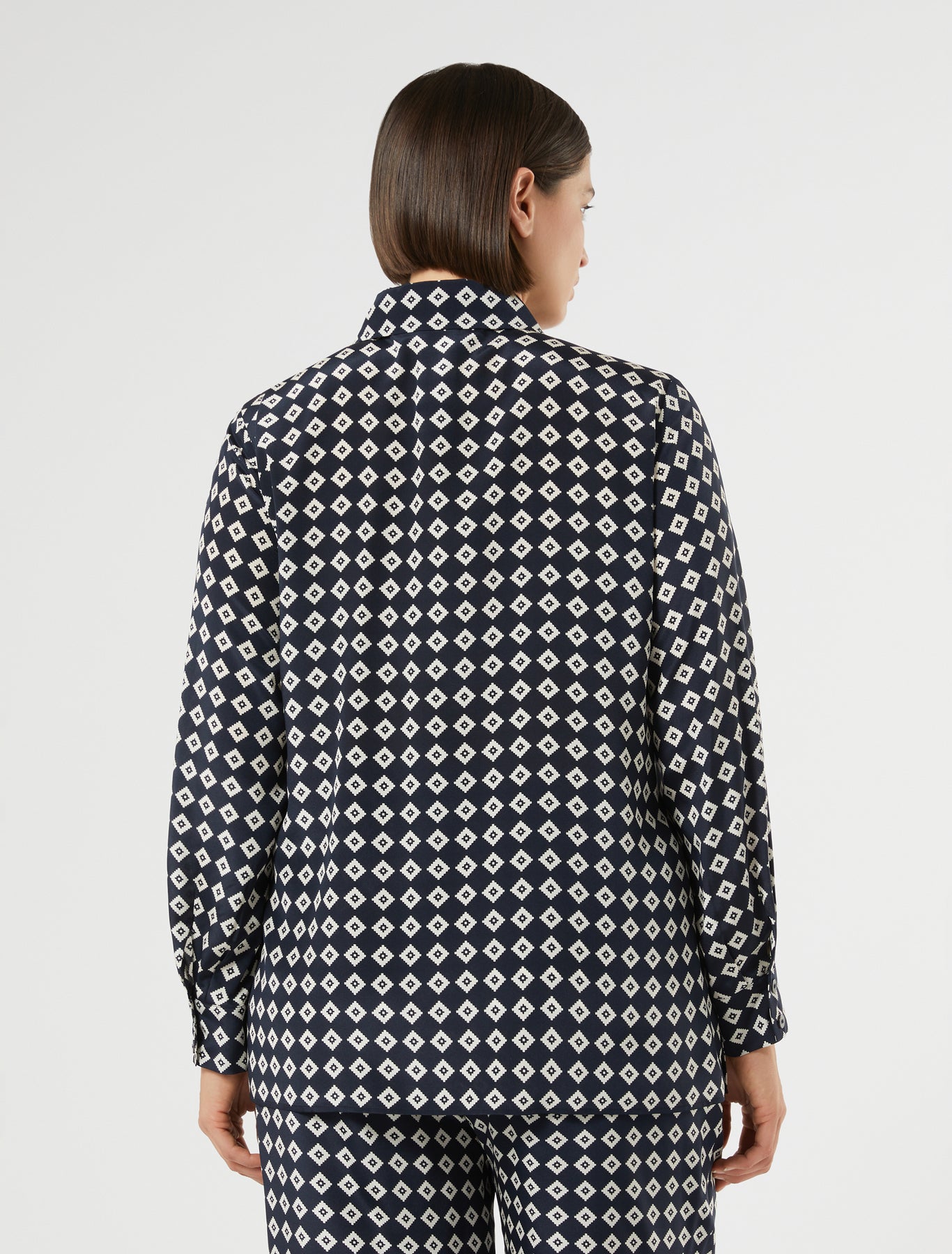 Silk crepe de chine shirt