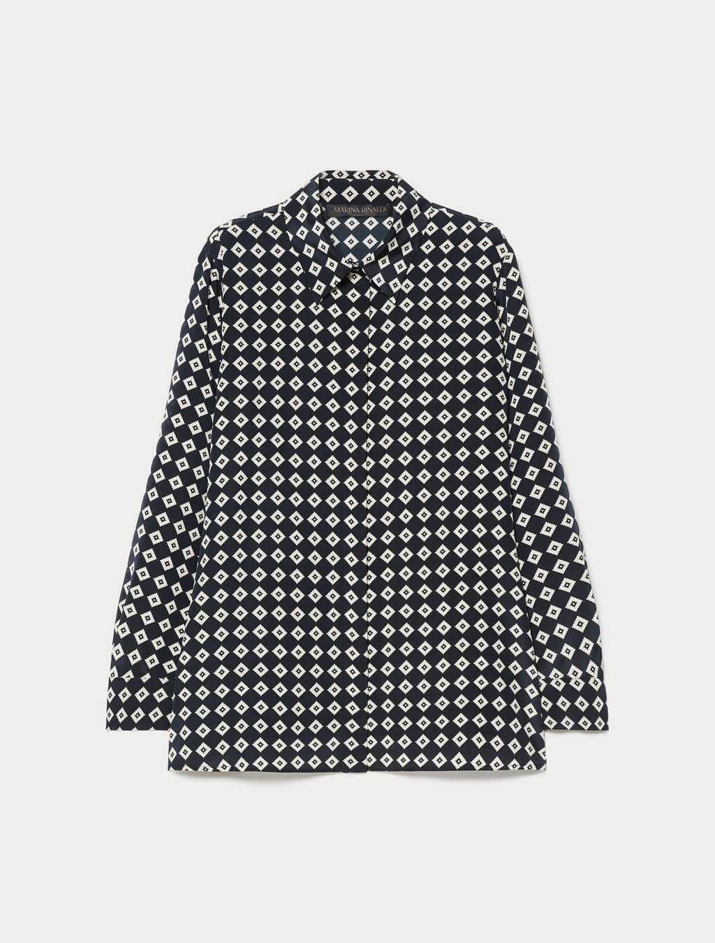 Silk crepe de chine shirt