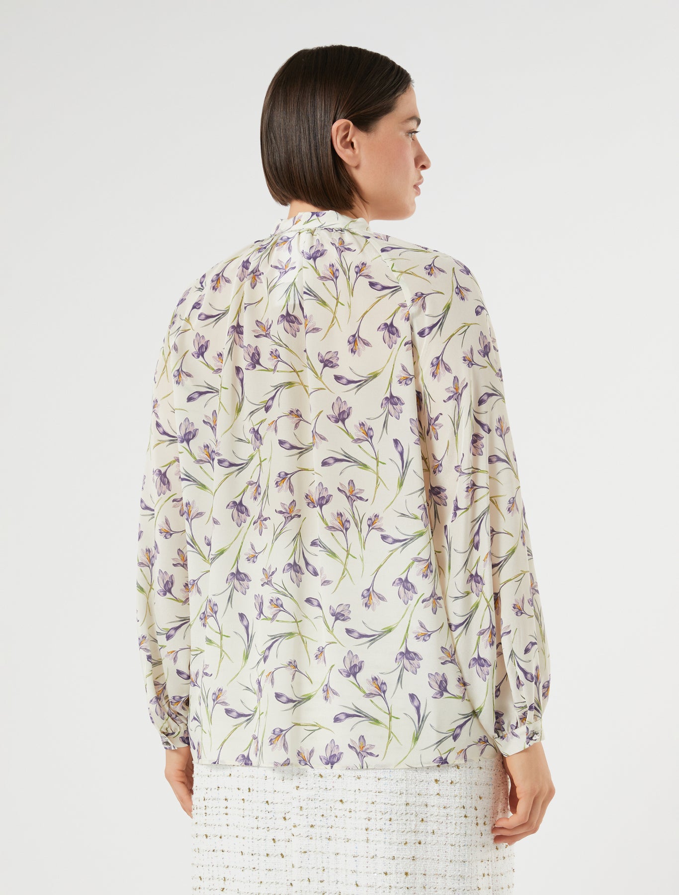 Silk crepe de chine shirt