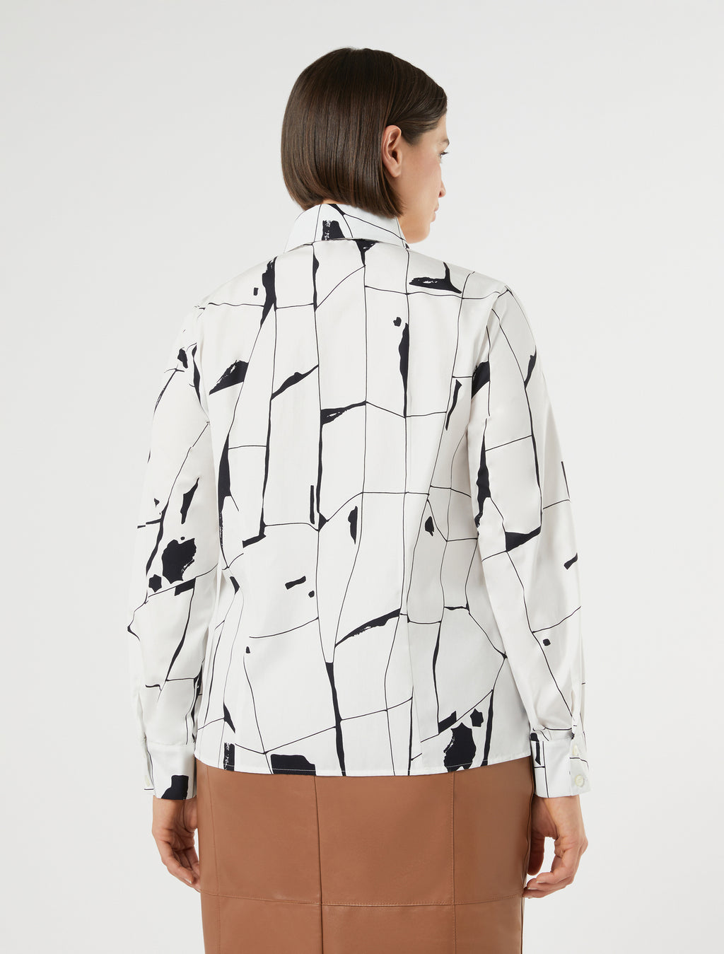 Pure cotton poplin shirt