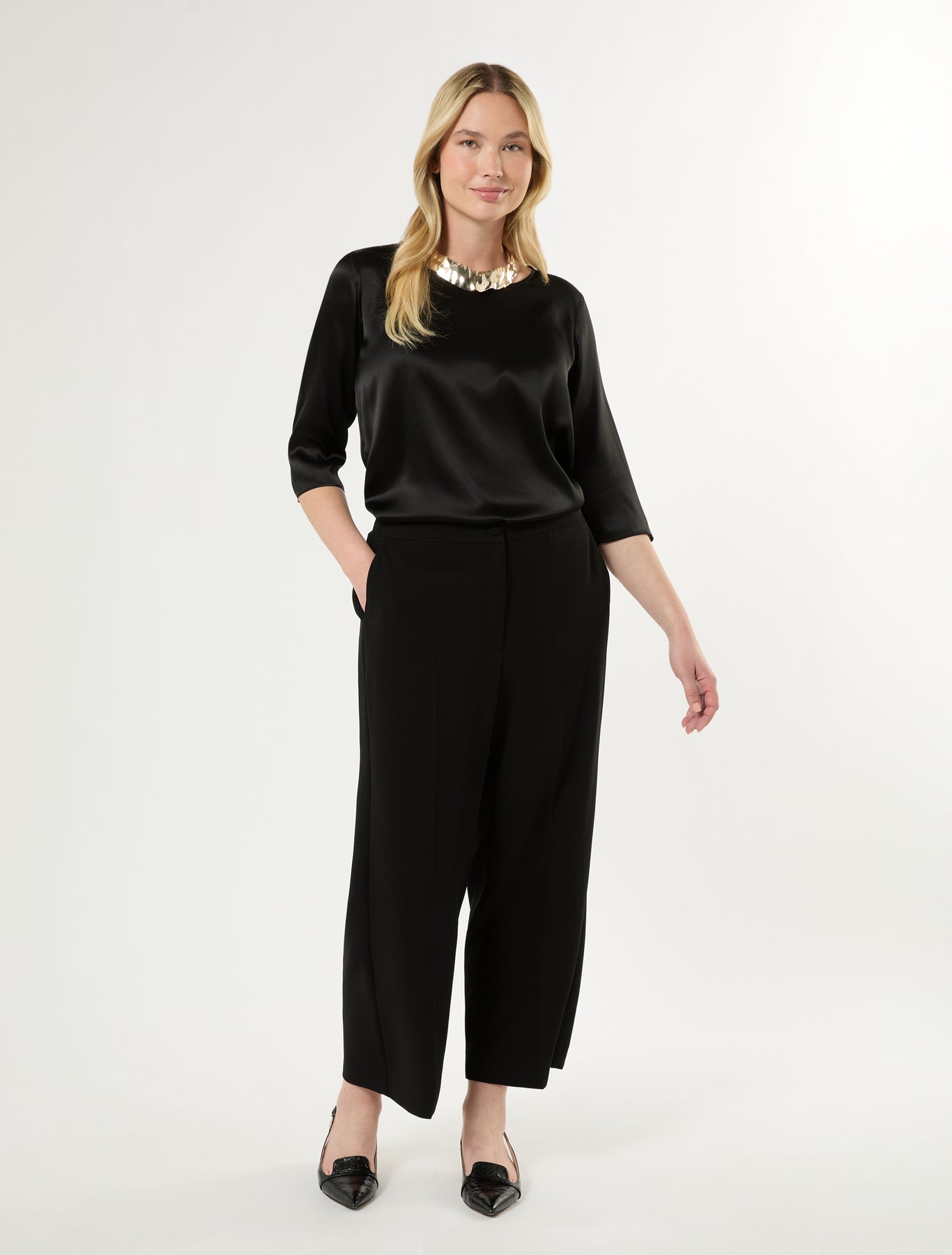 Marina Rinaldi satin blouse for woman