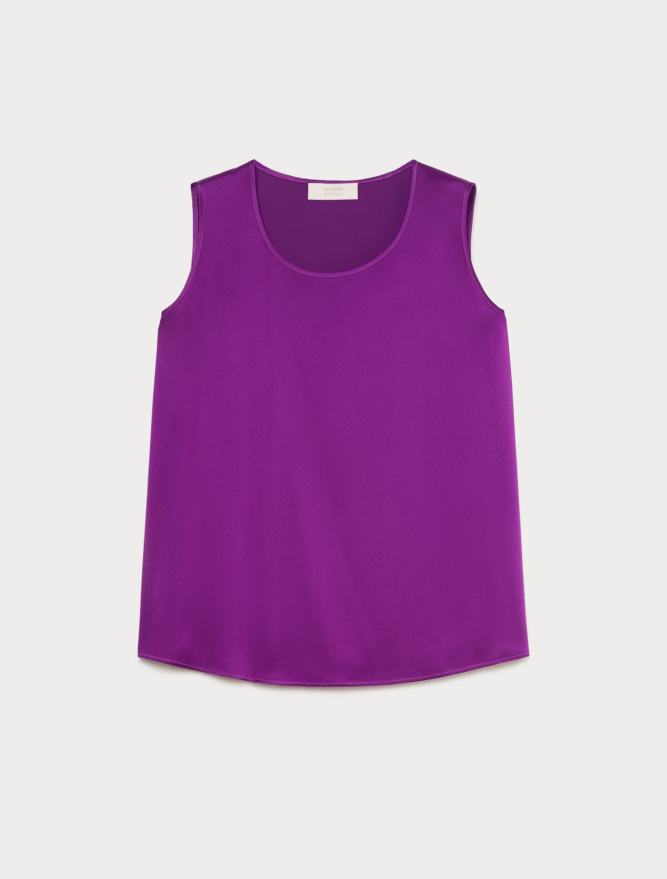 Marina Rinaldi crepe envers satin top for woman