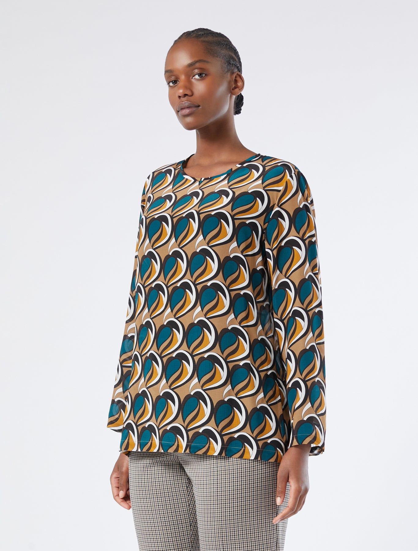 Crepe de chine blouse