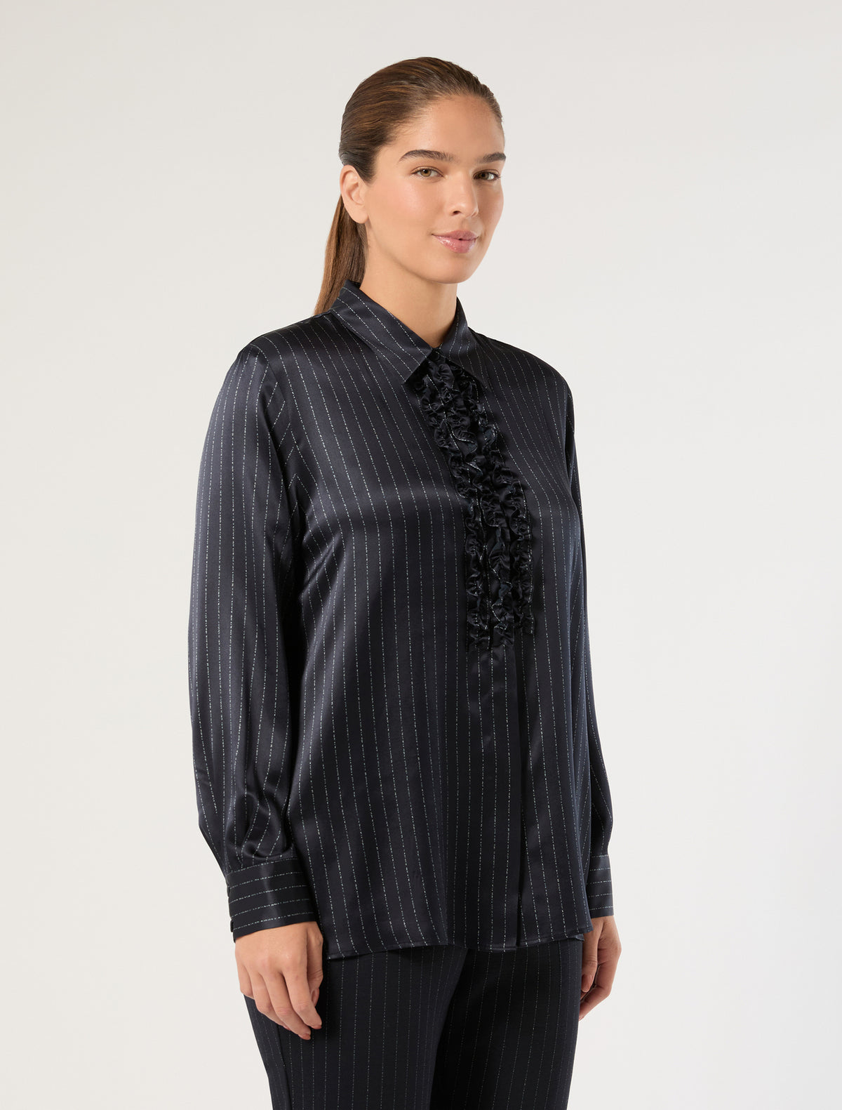 Marina Rinaldi silk satin shirt for woman