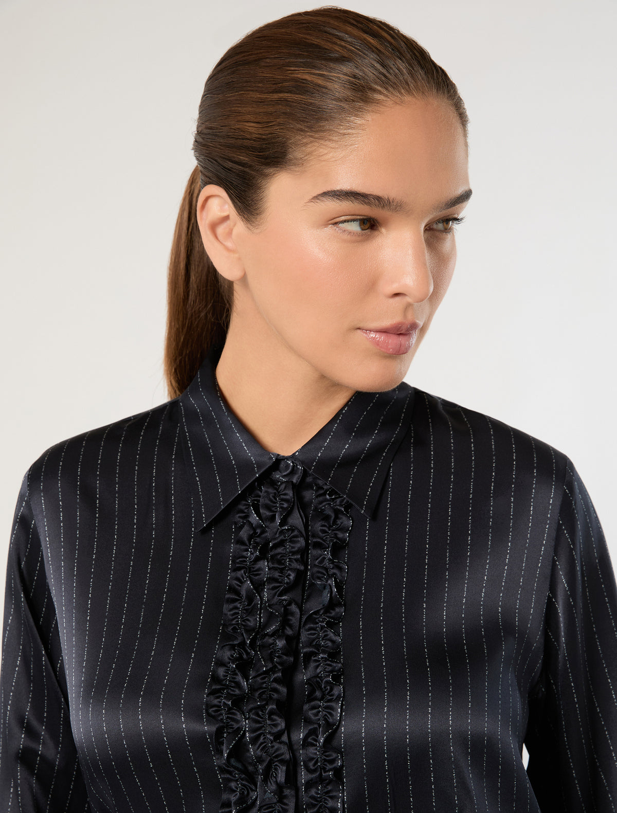 Marina Rinaldi silk satin shirt for woman