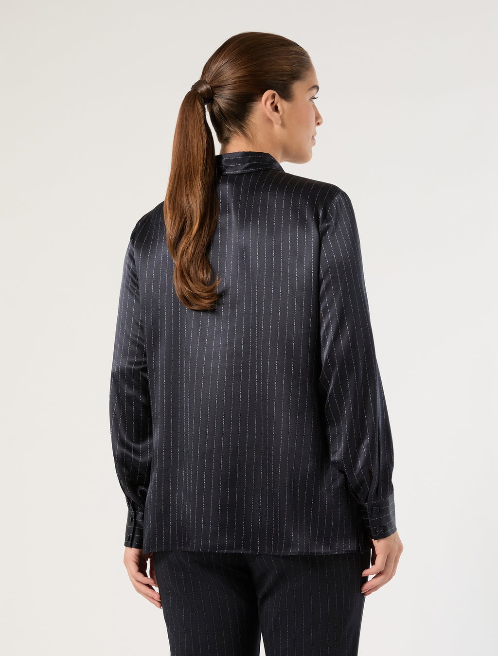 Marina Rinaldi silk satin shirt for woman