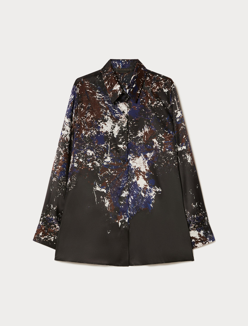 Silk satin shirt