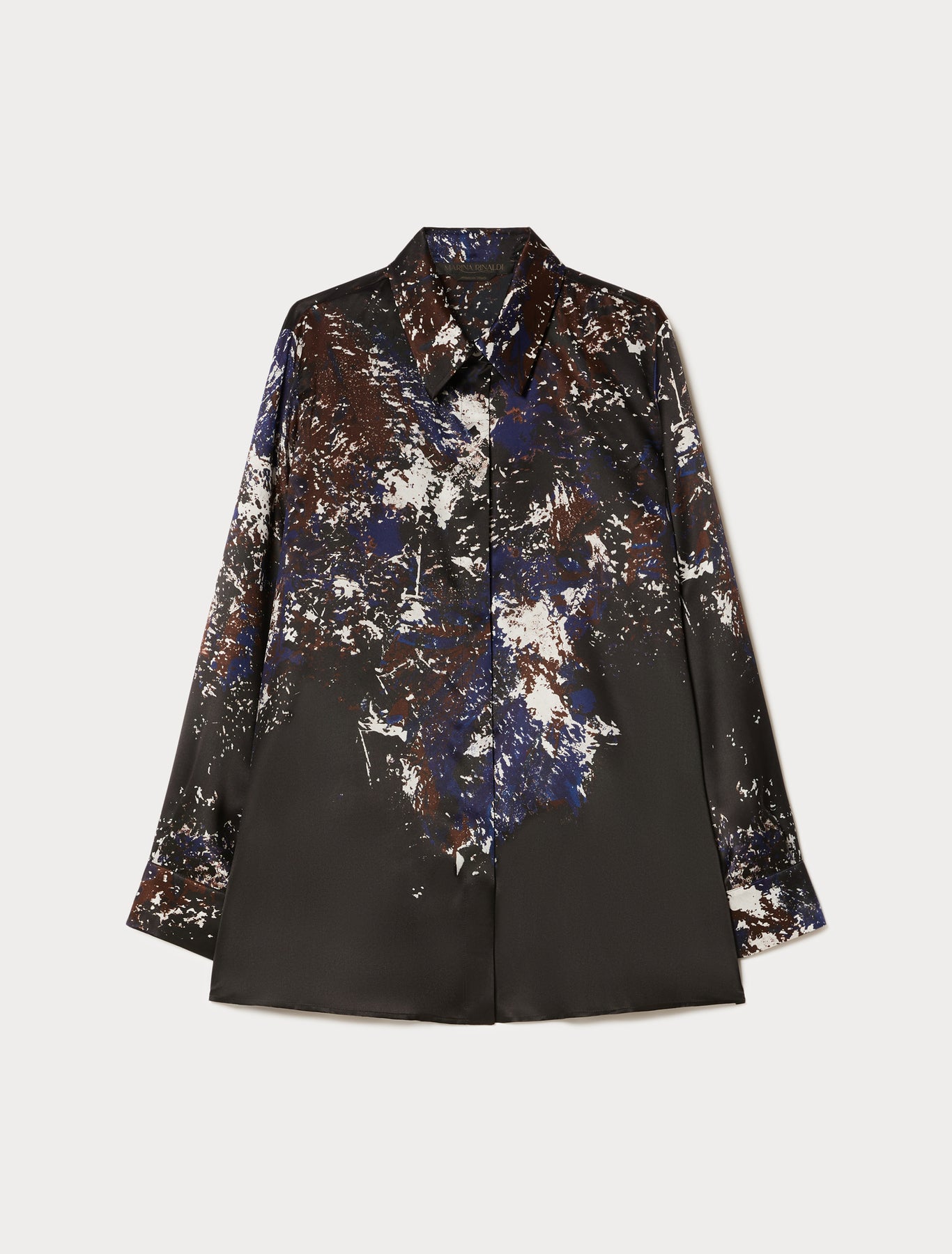 Silk satin shirt