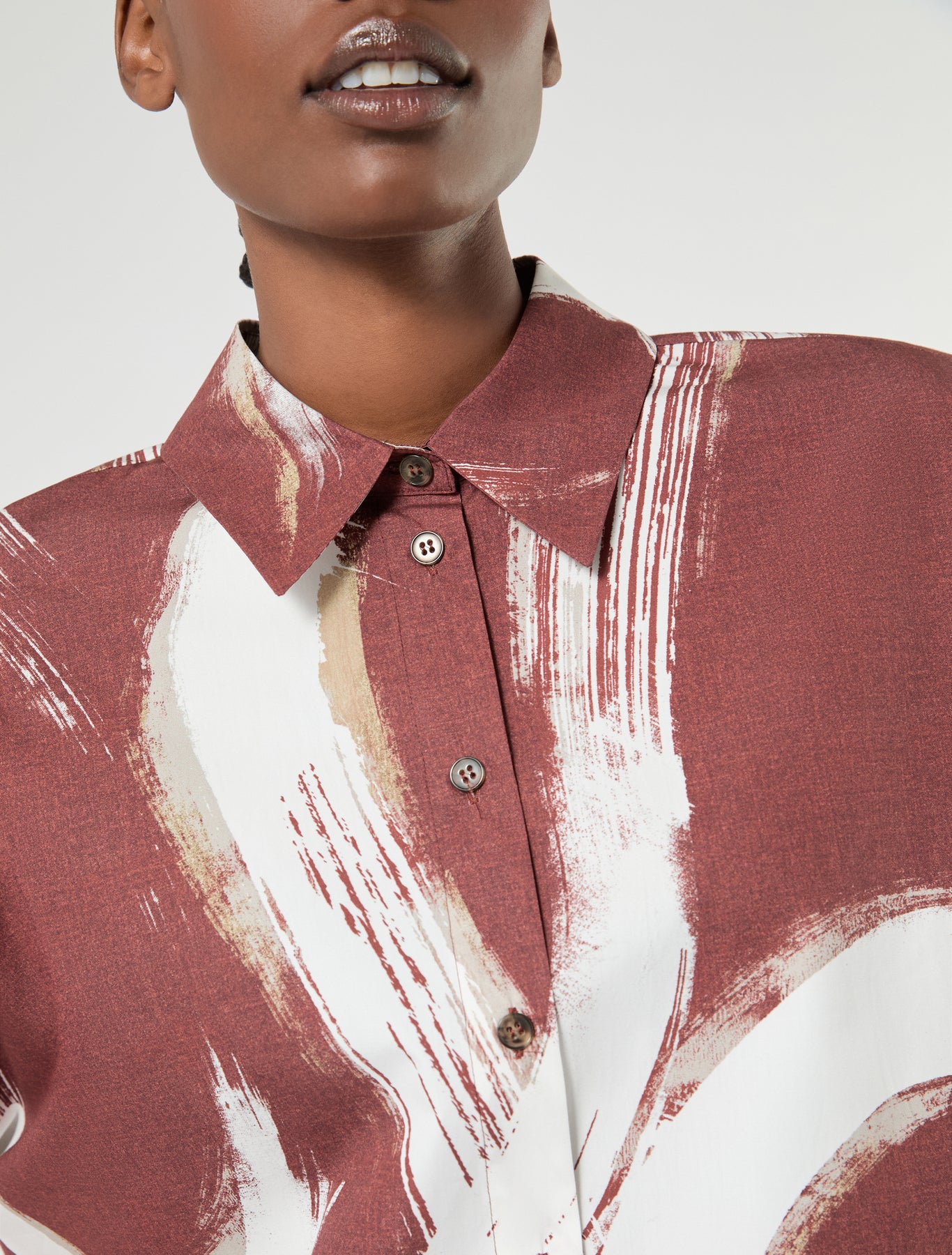Marina Rinaldi cotton poplin shirt for woman