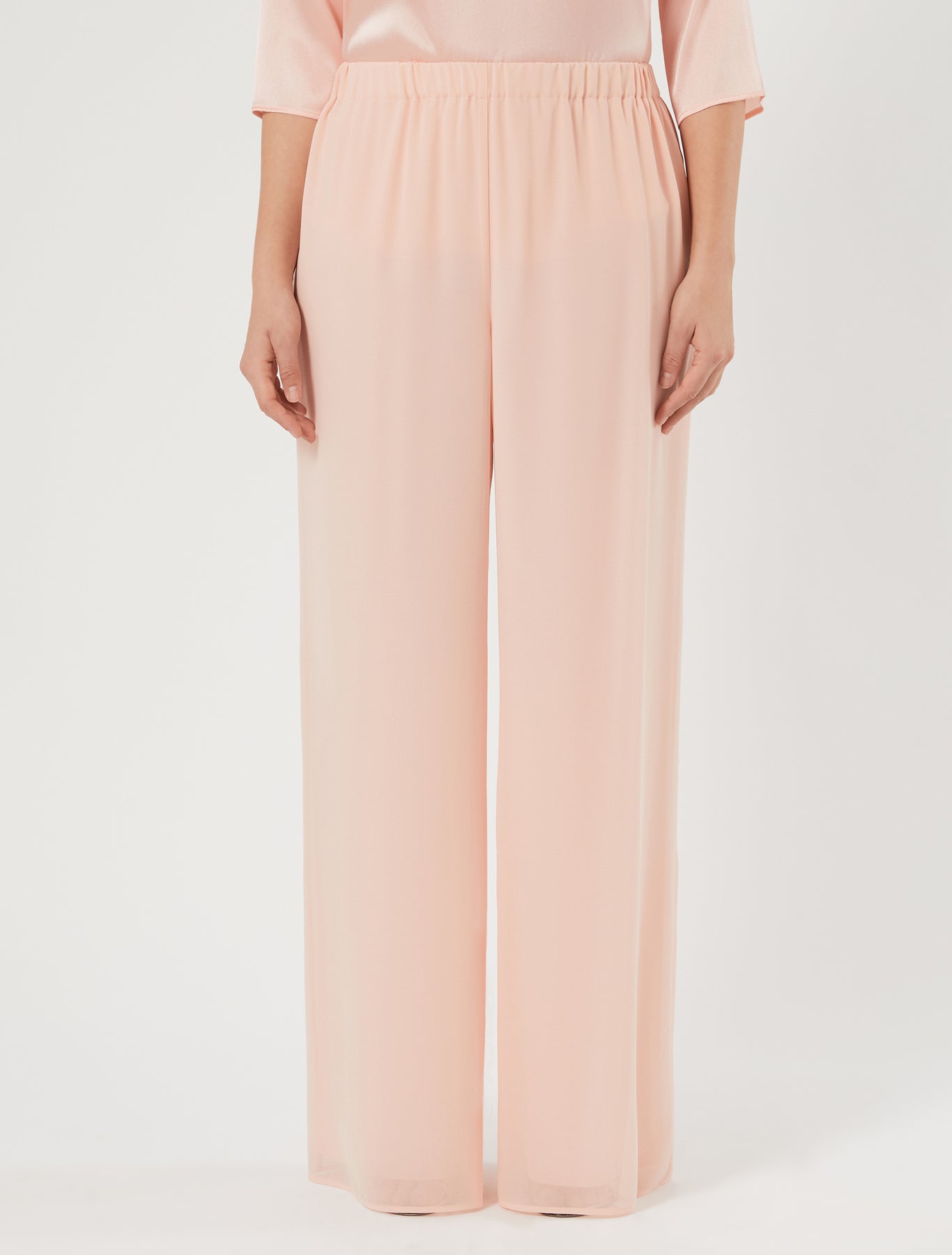 marina rinaldi georgette trousers for woman