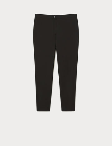 Slim-fit cotton canvas trousers