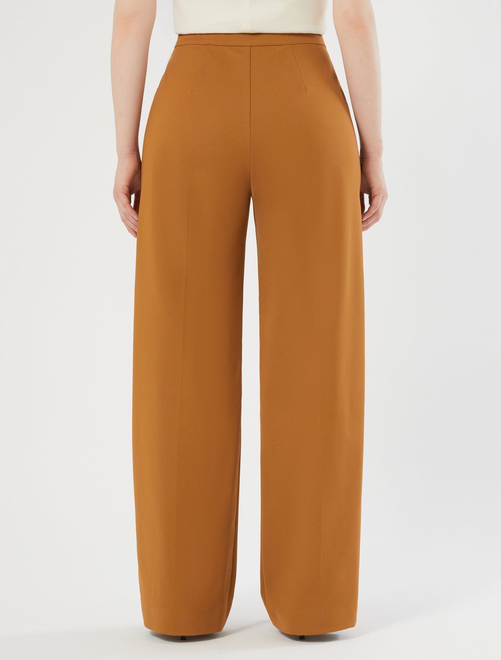Straight-fit cotton canvas trousers