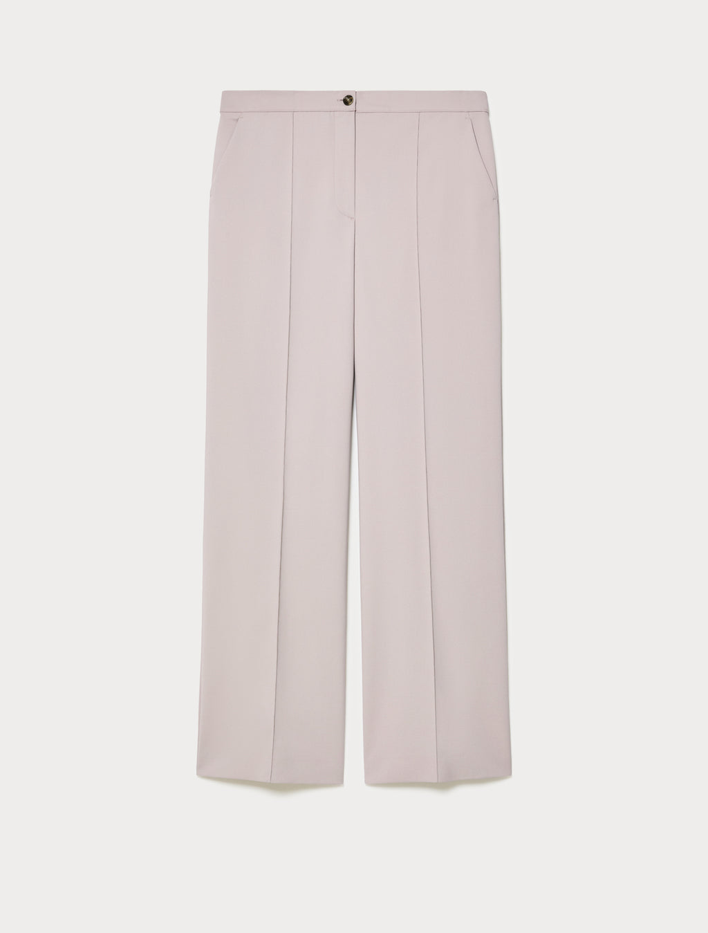 Straight-fit cotton canvas trousers