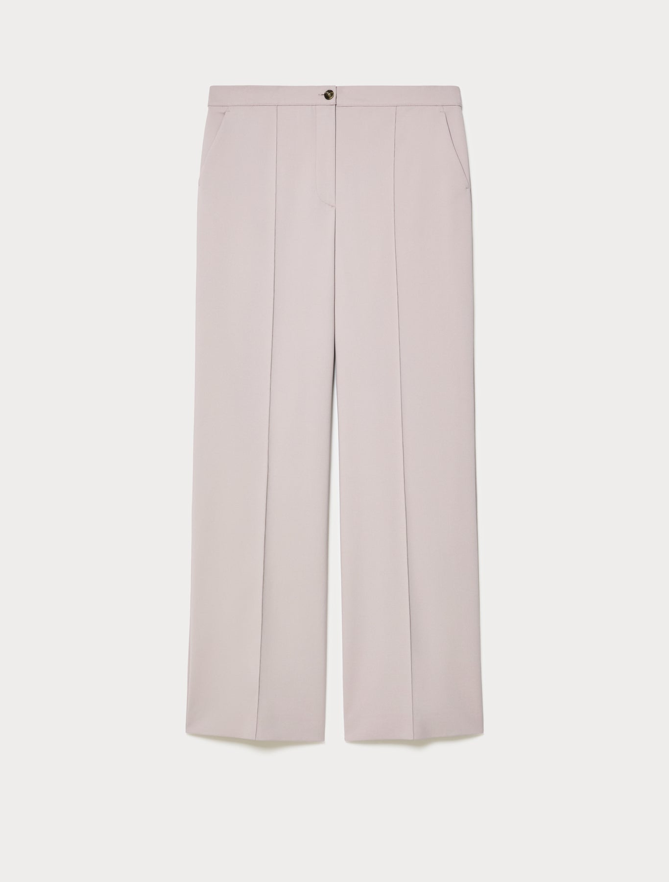 Straight-fit cotton canvas trousers