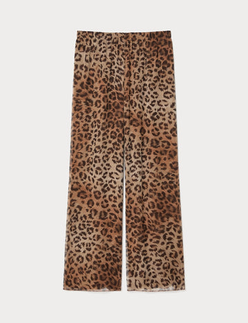 marina rinaldi silk georgette trousers for woman