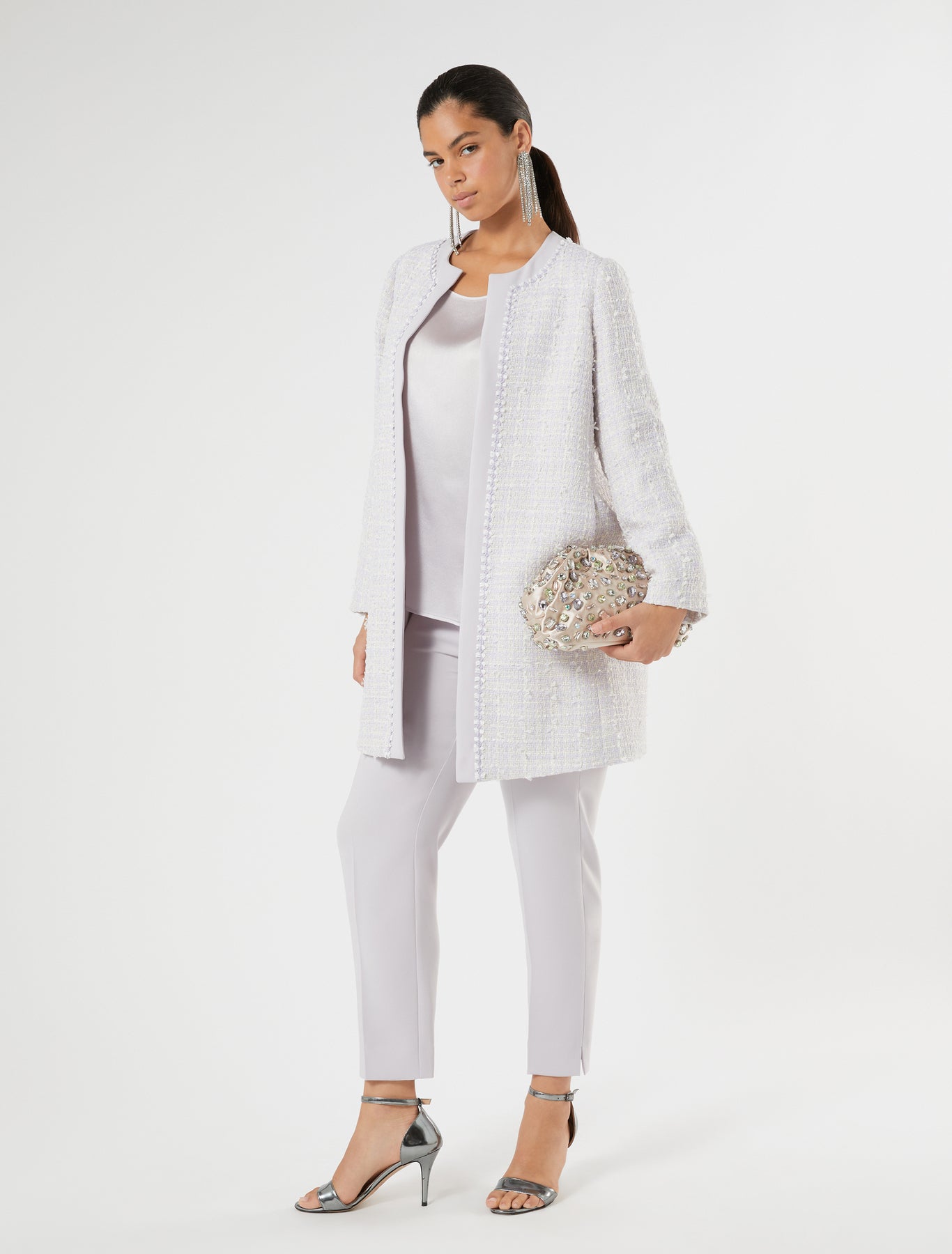 marina rinaldi triacetate cady trousers for woman