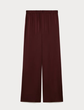 Shiny frisottino trousers