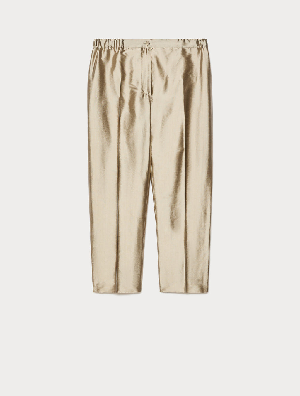 marina rinaldi silk shantung trousers for woman