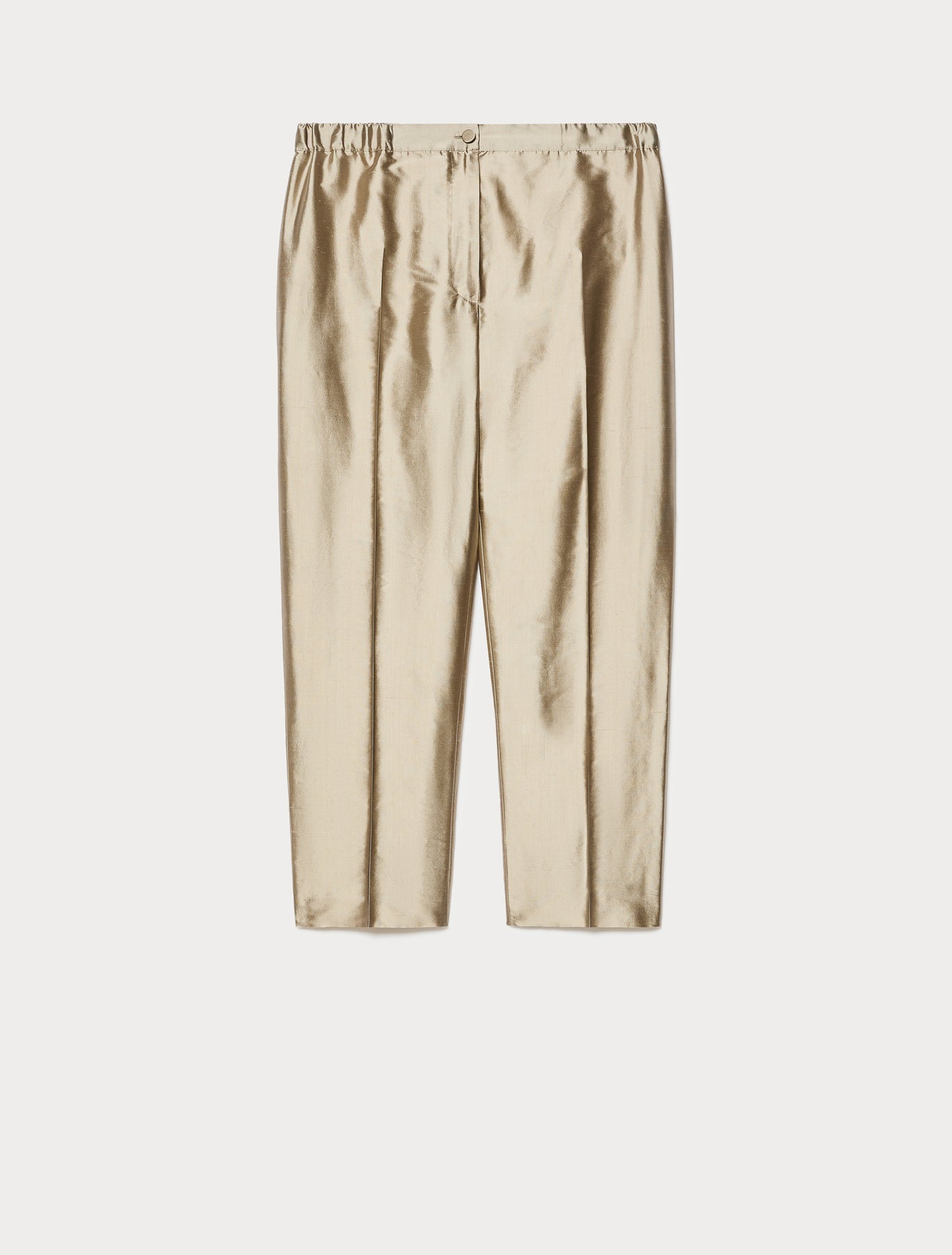 marina rinaldi silk shantung trousers for woman