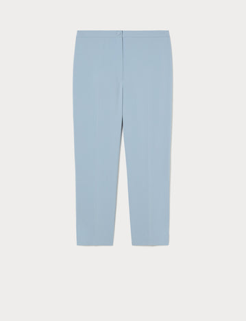 Slim-fit cady trousers