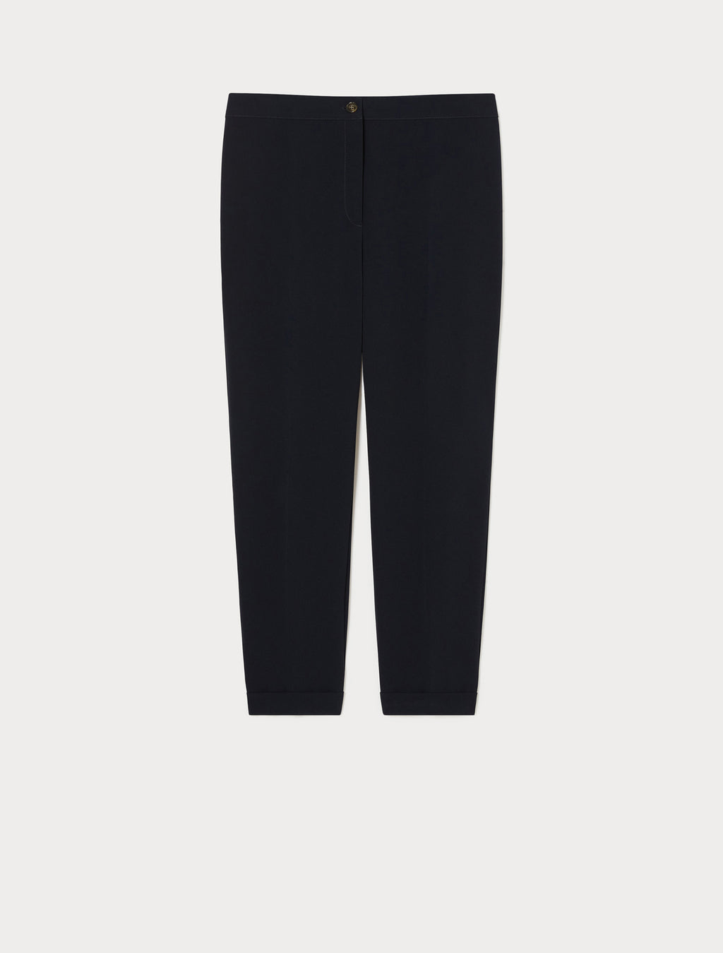 Slim-fit cady trousers