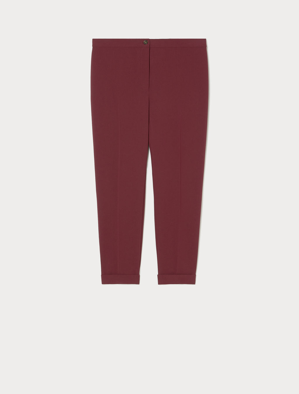 Slim-fit cady trousers