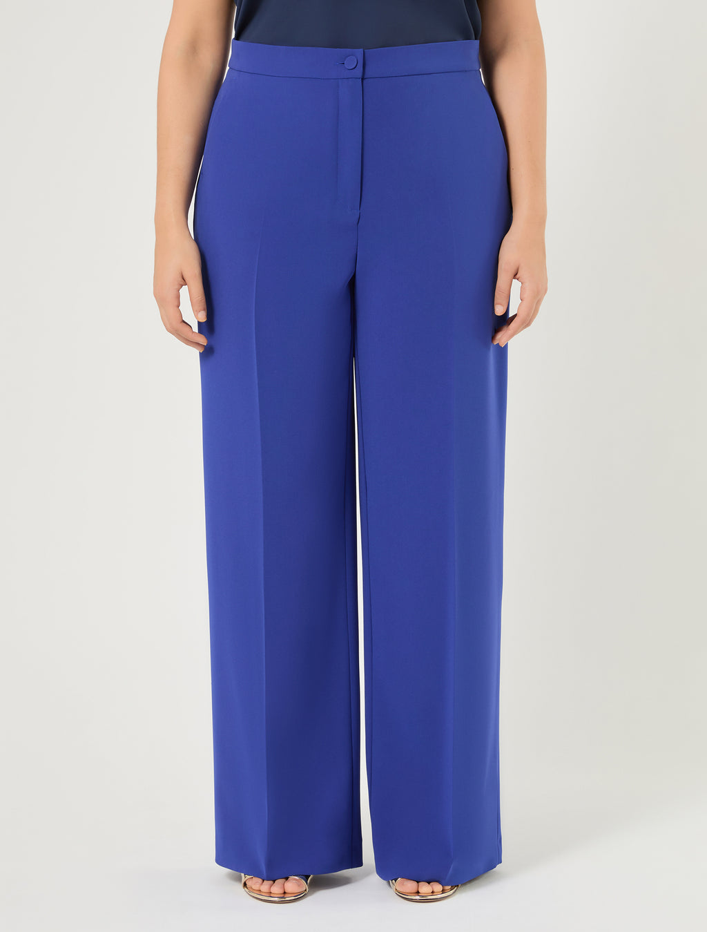 Marina Rinaldi wide-fit cady trousers for woman