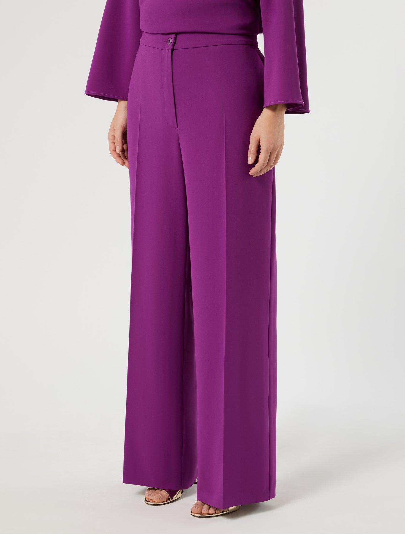 Marina Rinaldi wide-fit cady trousers for woman