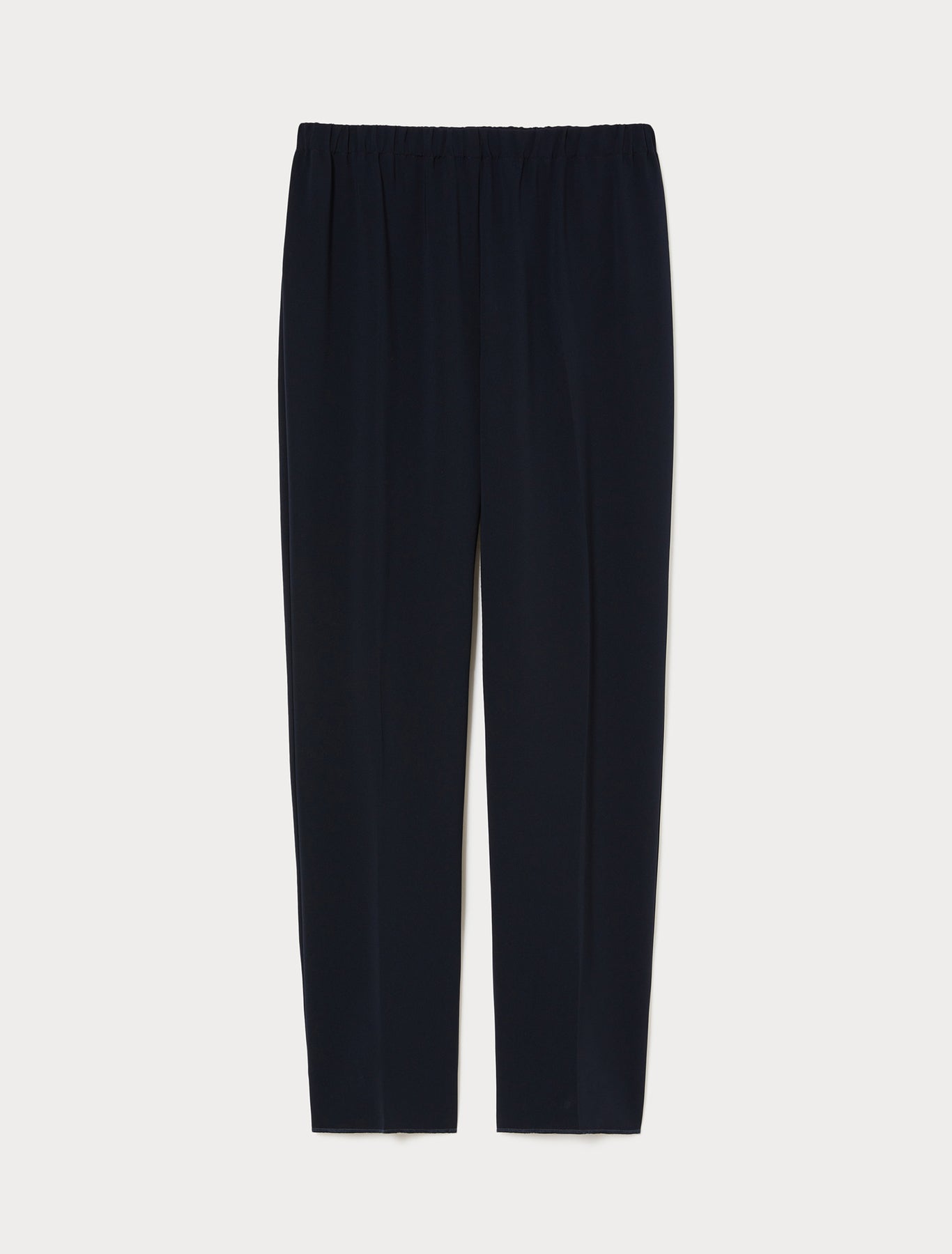 Straight-fit cady trousers