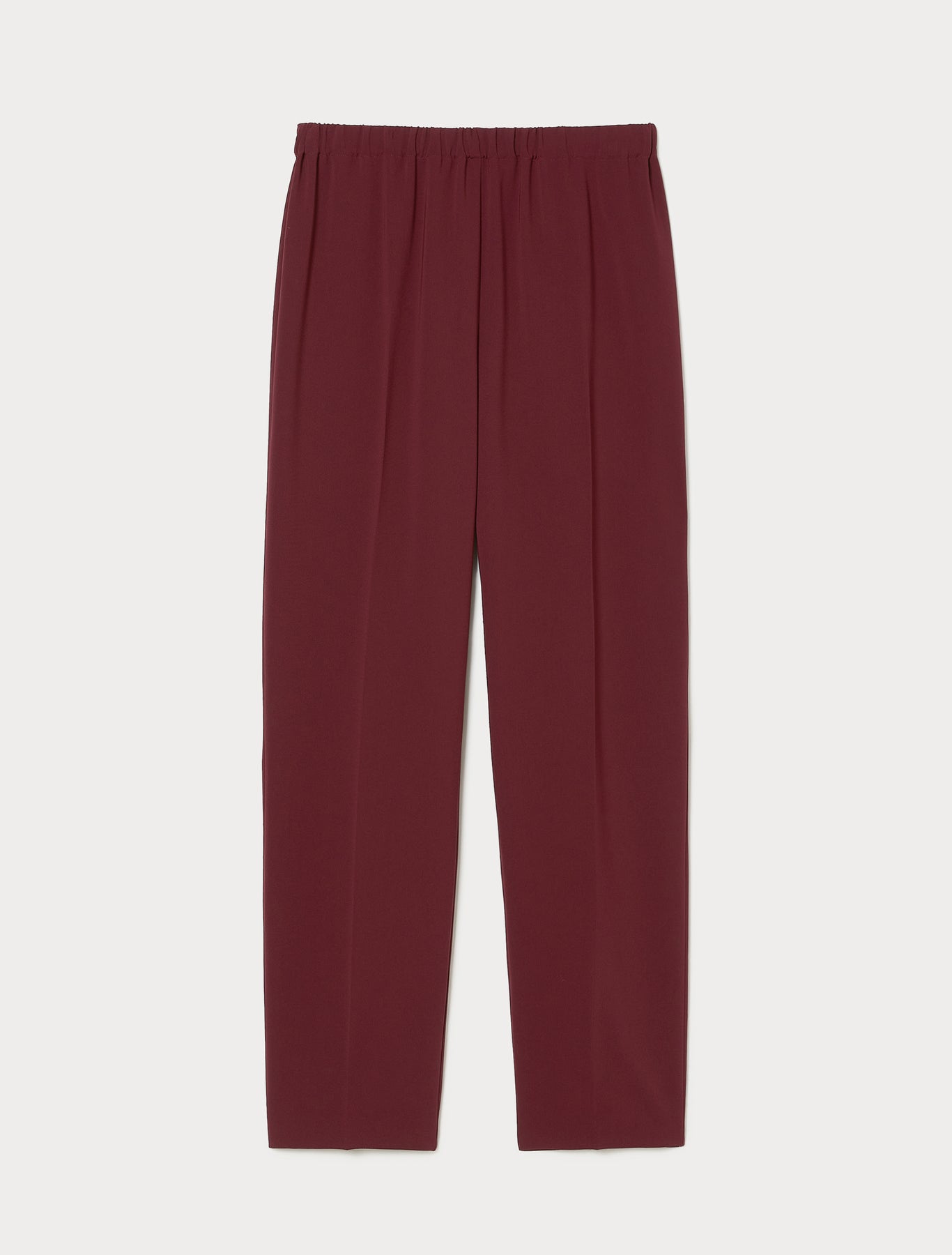 Straight-fit cady trousers
