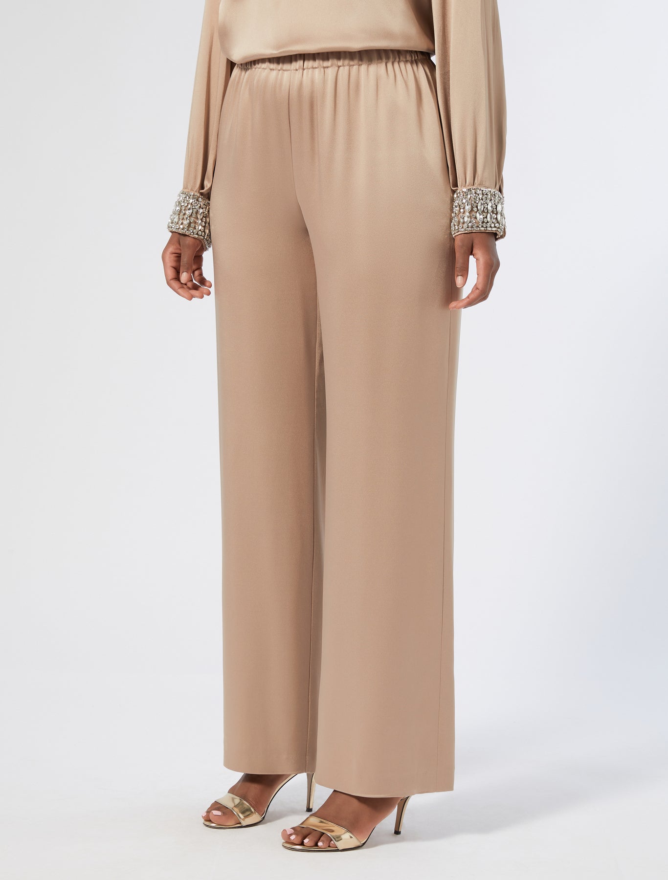 Envers satin trousers