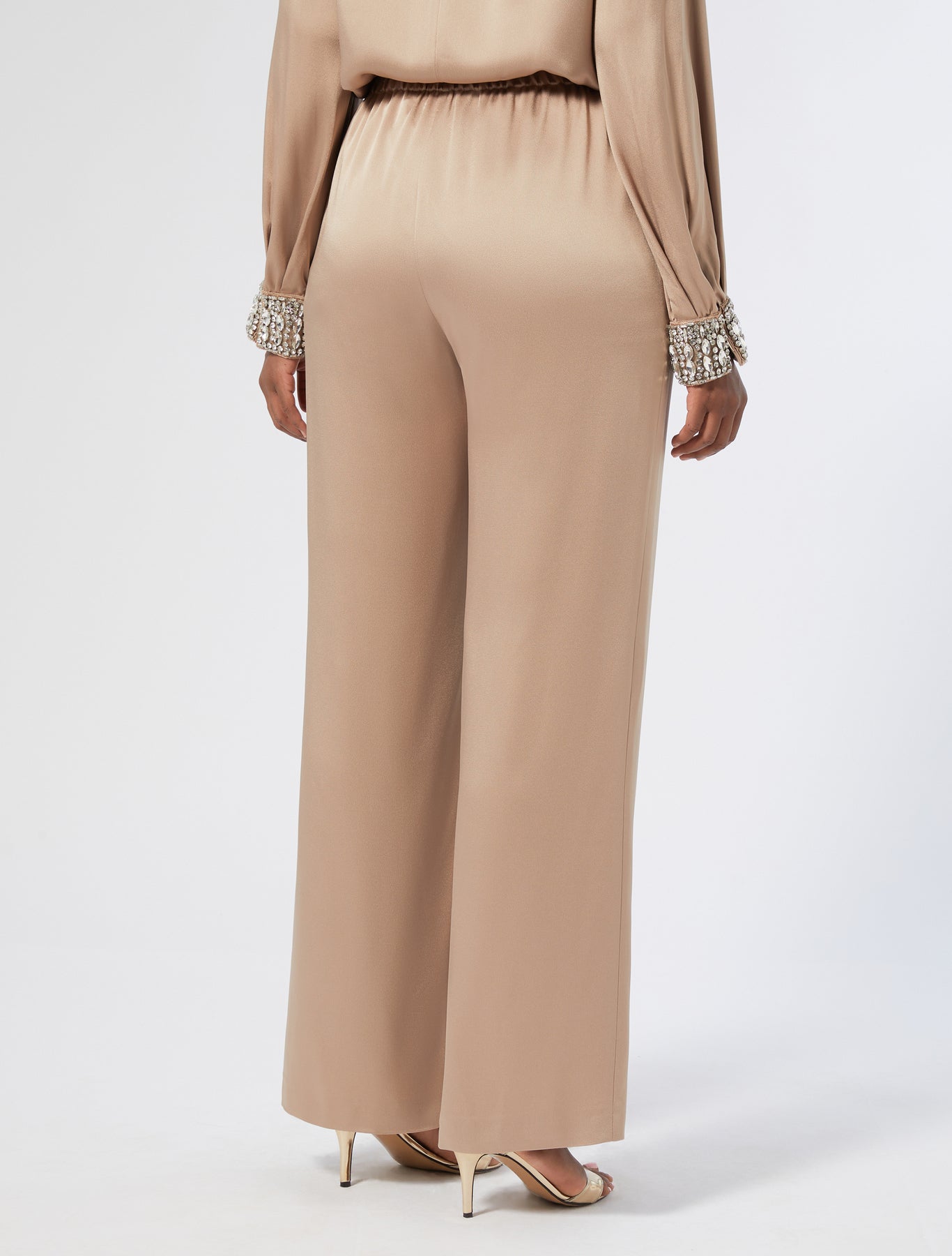Envers satin trousers