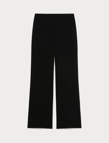 Straight-fit cady trousers